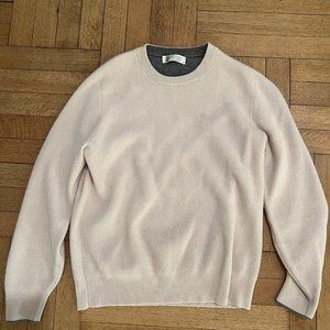 Brunello Cucinelli cream cashmere sweater